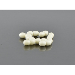 White pastel color screw clasp White pastel color screw clasp